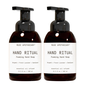 Muse Apothecary front packaging showing bottle and relaxing scent benefits