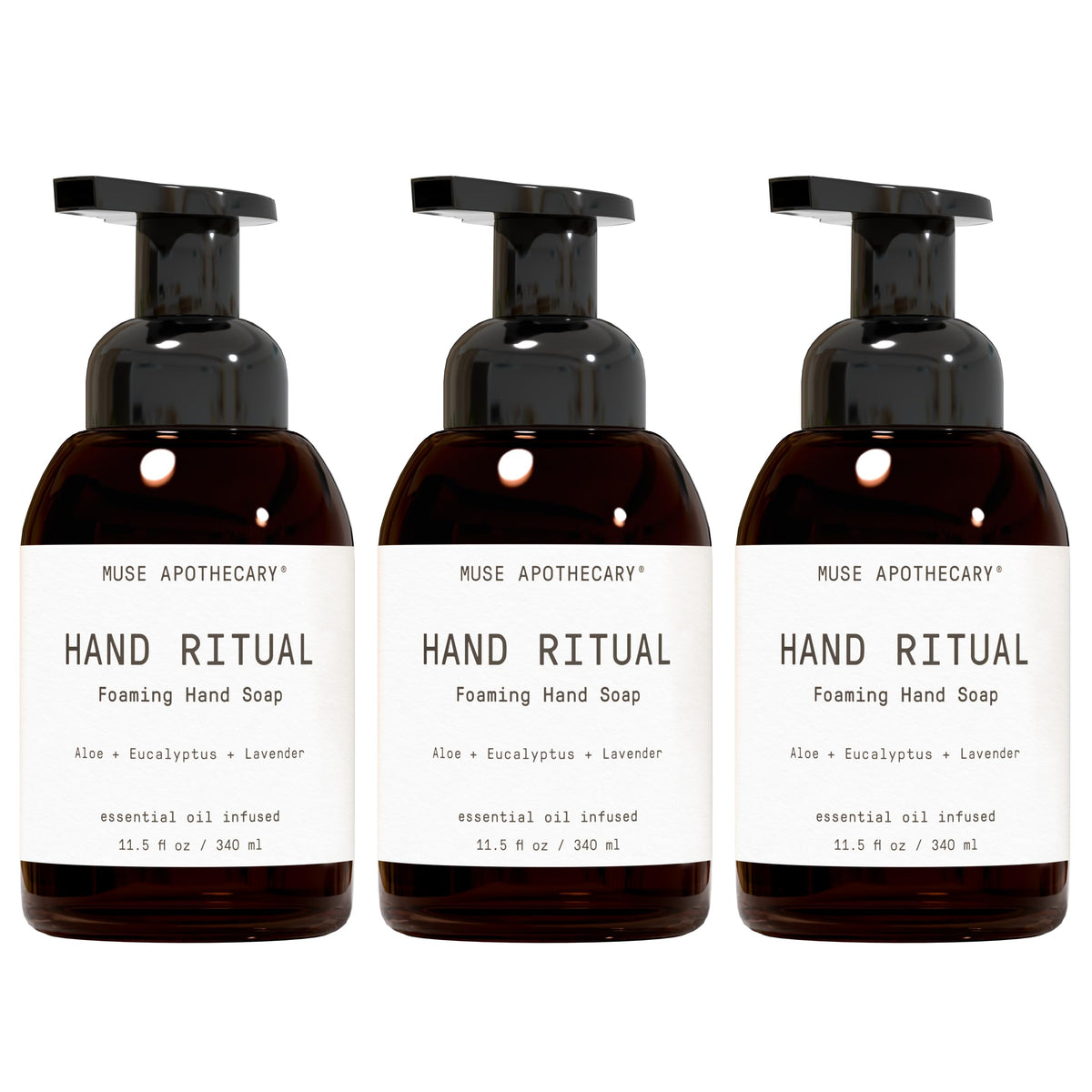 Muse Apothecary front bottle packaging showing clean design and benefits