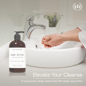Muse Apothecary pump detail for easy dispensing and control