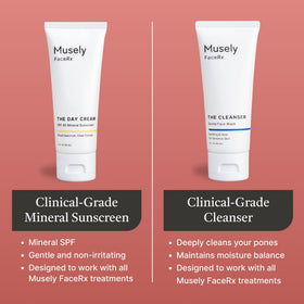 Musely cleanser foam texture close-up, shows gentle pore-cleansing benefit