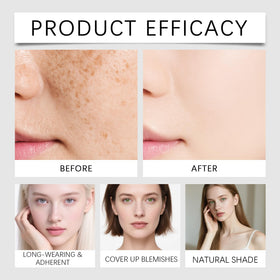 Musizlee application with sponge demonstrating quick blendability and tone match
