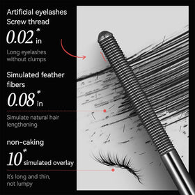 Musizlee metal wand closeup showing precise bristles for accurate lash separation