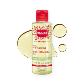 Mustela front packaging showing bottle and label for quick product ID and trust