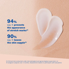Mustela label close-up highlighting organic COSMOS certification and safety