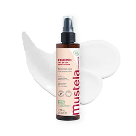 Mustela front packaging showing unscented maternity lotion and benefits