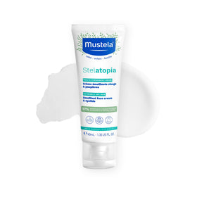 Mustela Stelatopia front packaging showing product and benefits