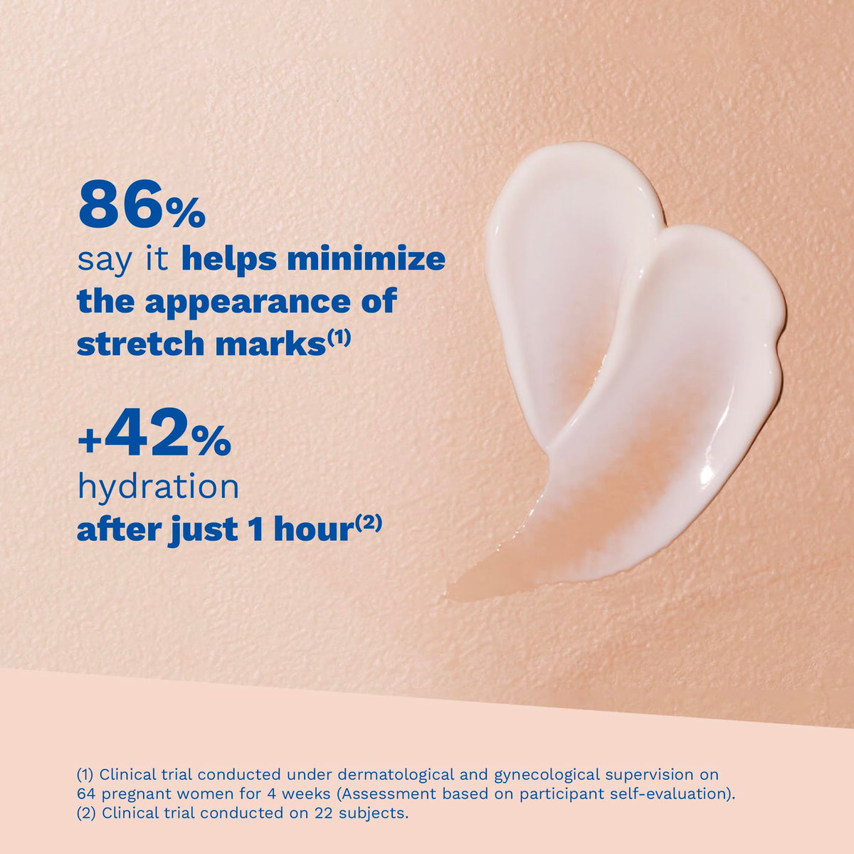 Mustela cream texture close-up displaying smooth, non-greasy finish for fast absorption benefit
