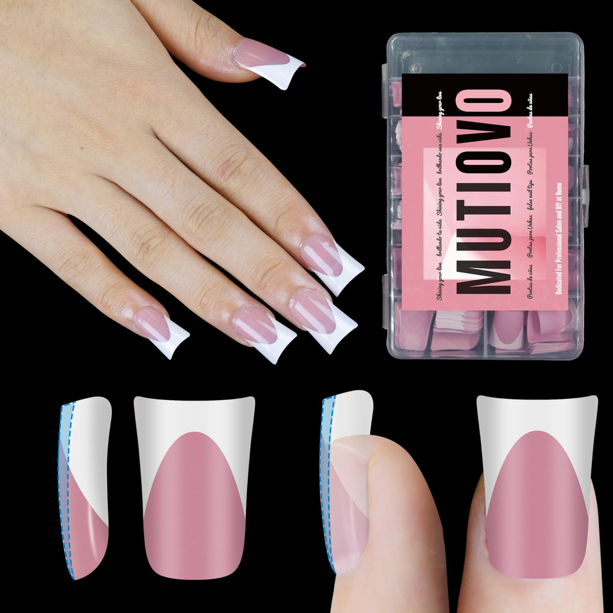 MUTIOVO front packaging showing full 240-piece set and quick benefit