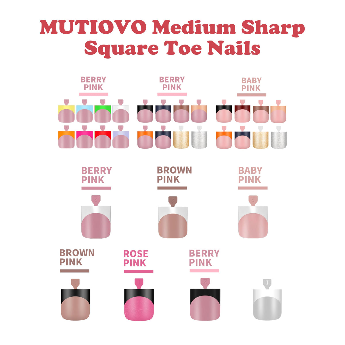 MUTIOVO feet in sandals featuring finished berry pink French pedicure