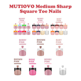 MUTIOVO feet in sandals featuring finished berry pink French pedicure