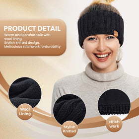 MUTKIS knit texture detail highlighting stretchy wool-acrylic blend