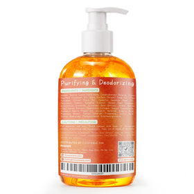 Back of Muun packaging with ingredients panel emphasizing transparency and safe formula