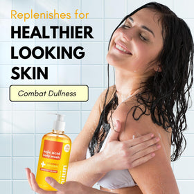 Muun creamy lather close-up demonstrating gentle exfoliating texture