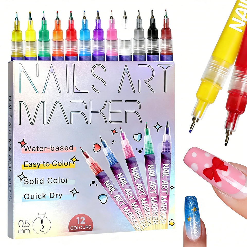 MUZAMOX front packaging showing full 12-color pen set benefit quick selection