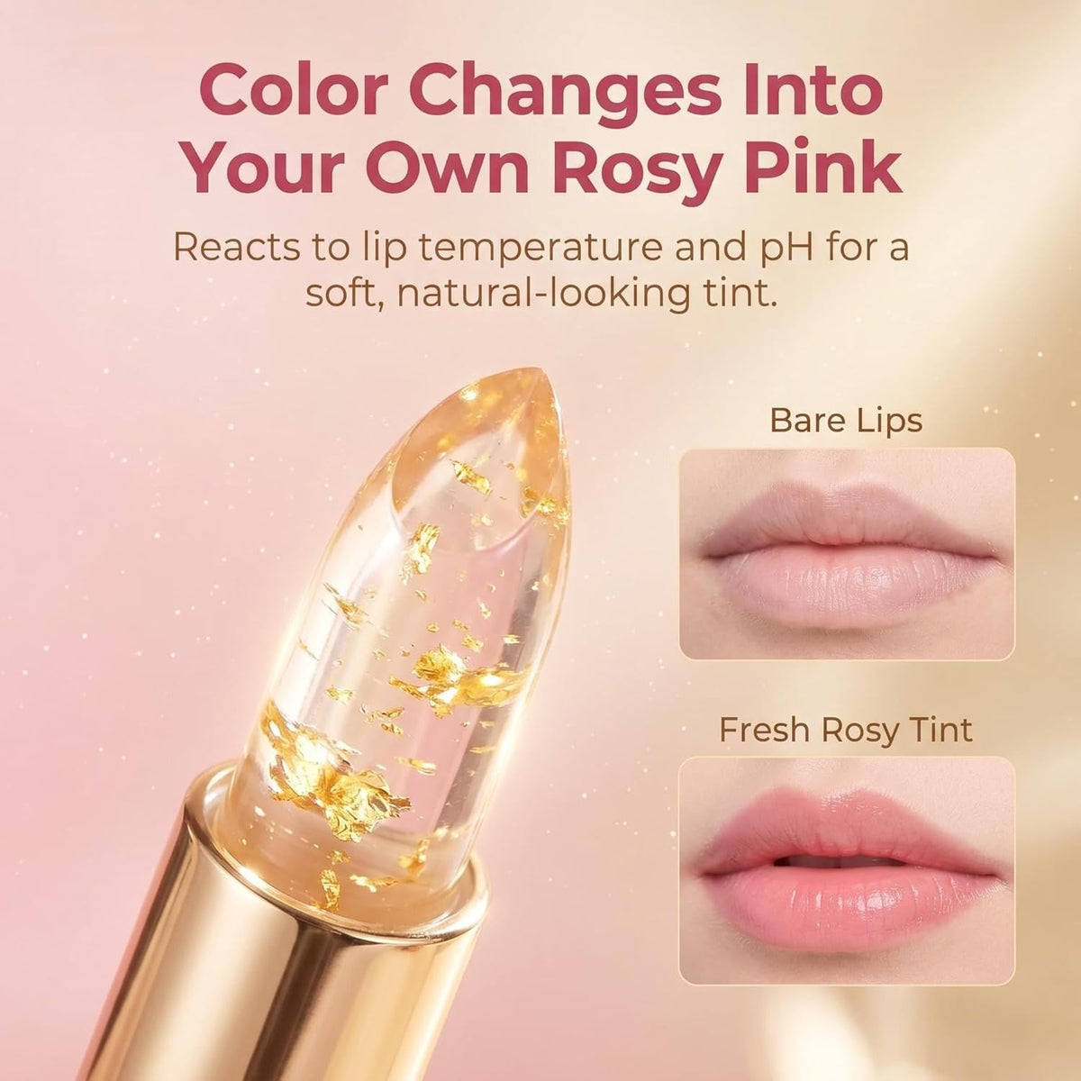 MVC lipstick bullet close-up showing polished gold detail and precise application