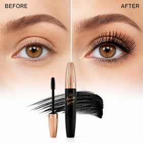 My Amazing Lashes before and after comparison highlighting fuller, thicker appearance