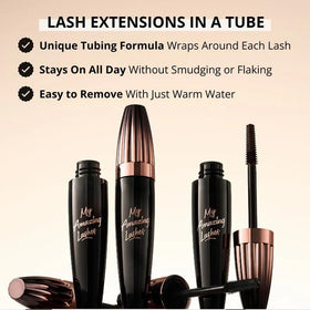 My Amazing Lashes lifestyle image mature woman smiling with natural lifted lashes