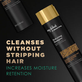 My Black is Beautiful creamy lather texture demonstrating gentle hydration