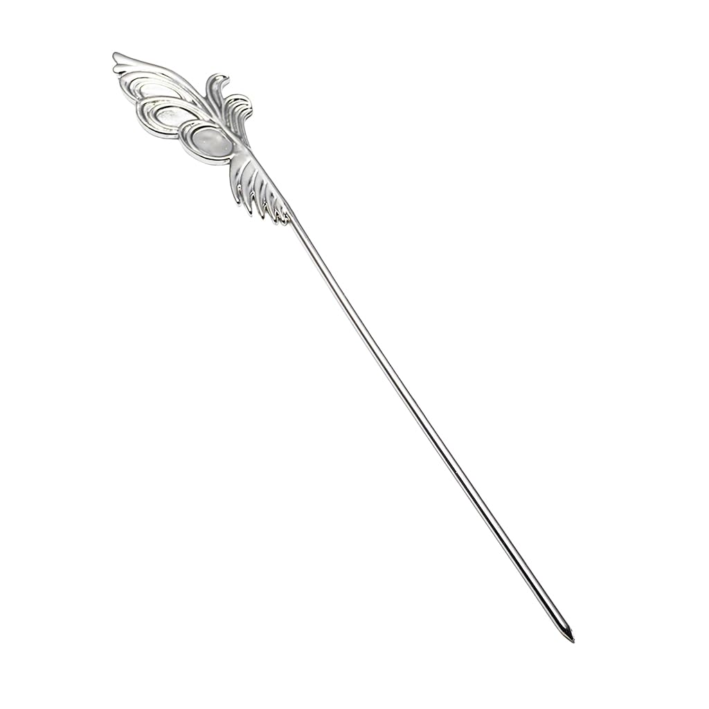 MYAYD front view of alloy hairpin showing faithful Maomao design and durable finish