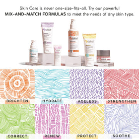 MyChelle Deep Repair Cream on bathroom shelf in lifestyle setting for daily use