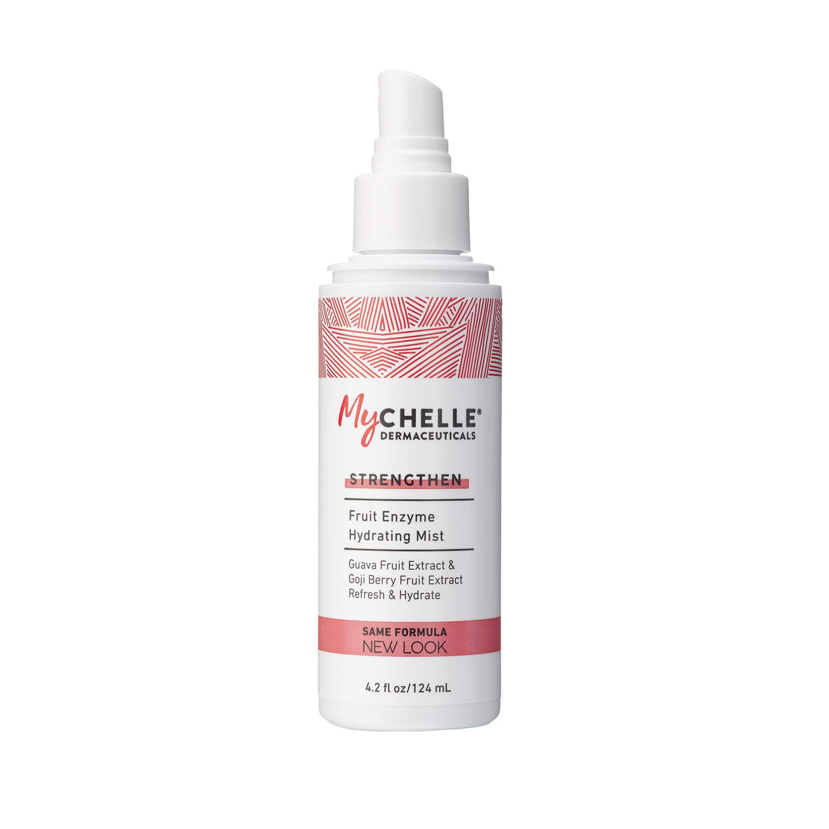 MyChelle Fruit Enzyme Hydrating Mist front bottle view shows clean packaging and quick hydration