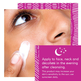 MyChelle Dermaceuticals in bedside routine scene conveying overnight renewal benefit