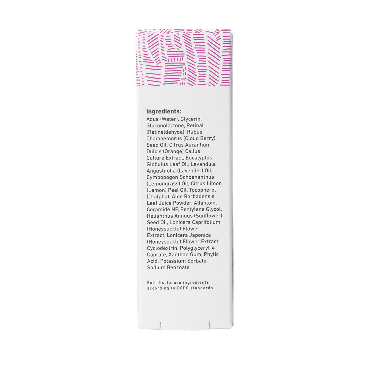 MyChelle retinal serum dropper releasing lightweight texture, highlights absorbent feel