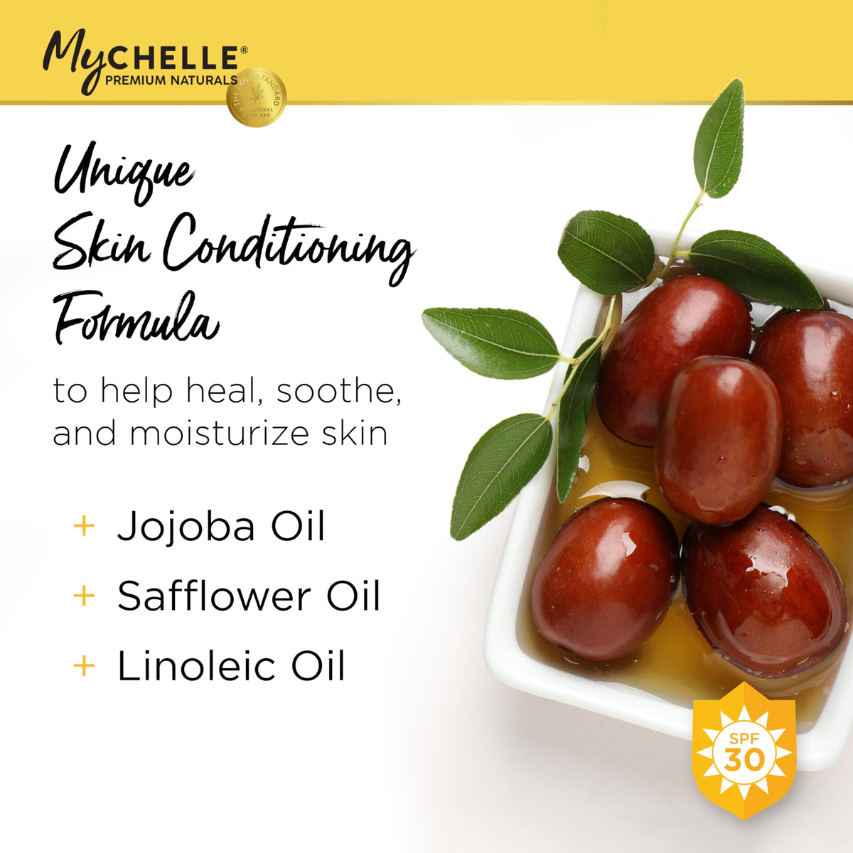 MyChelle spray nozzle detail demonstrating easy application and control