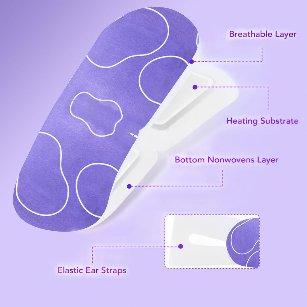 MYEBONG masks packed in travel bag portraying portable eye relief for journeys