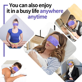 MYEBONG lavender-scented mask contents displayed to suggest calming aroma