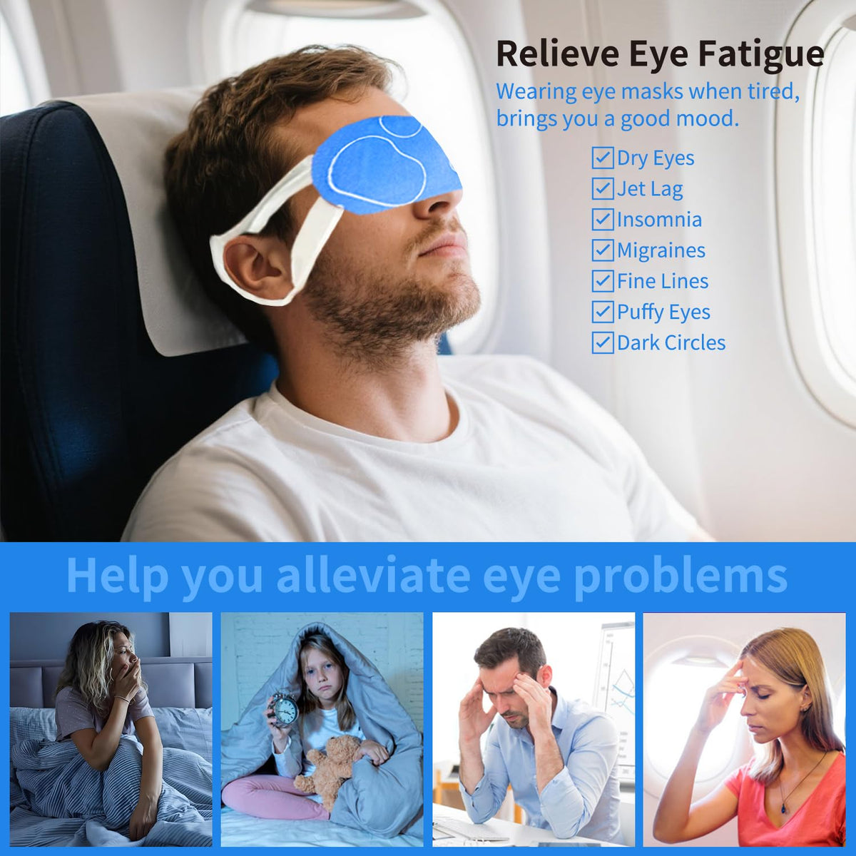 MYEBONG single mask opened displaying soft contour for comfort