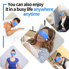 MYEBONG masks in a travel kit showing portable stress relief