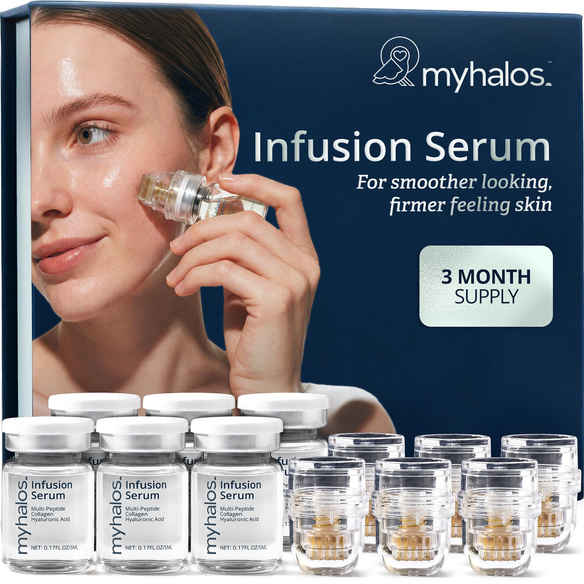 myhalos front packaging showing kit components and clear benefits