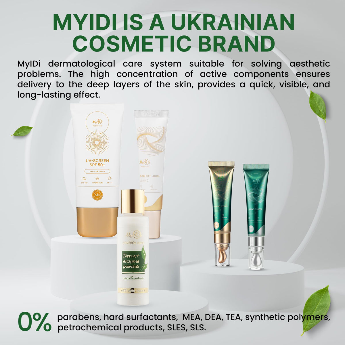 MyIDi focused result photo showing smoother-looking fine lines after use