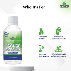 MYOC bottle beside a 120 ml measurement showing scale and ideal small-batch volume