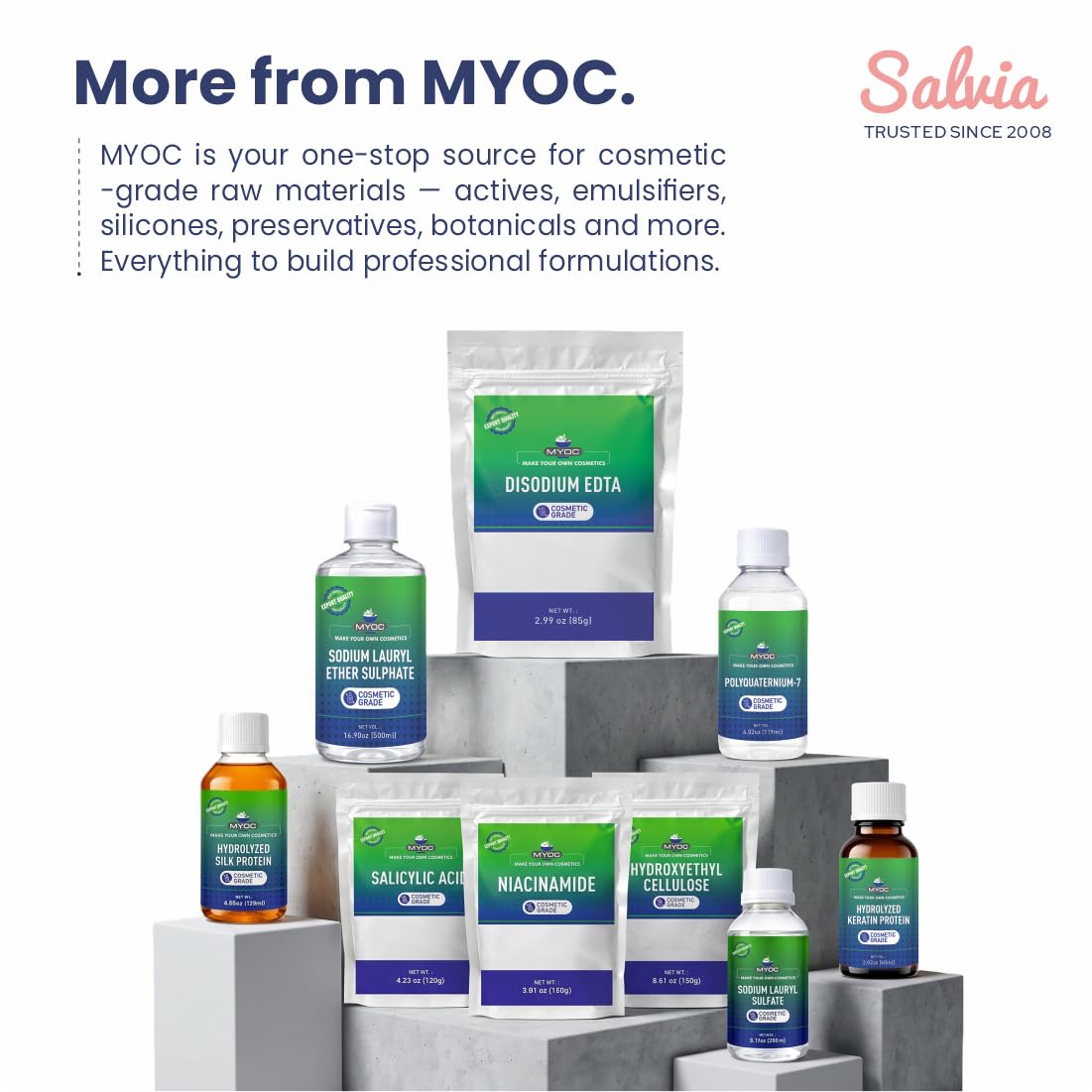 MYOC product on bathroom shelf styled lifestyle scene suggesting professional finish
