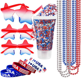 Mysense front view showing all pieces for instant patriotic styling