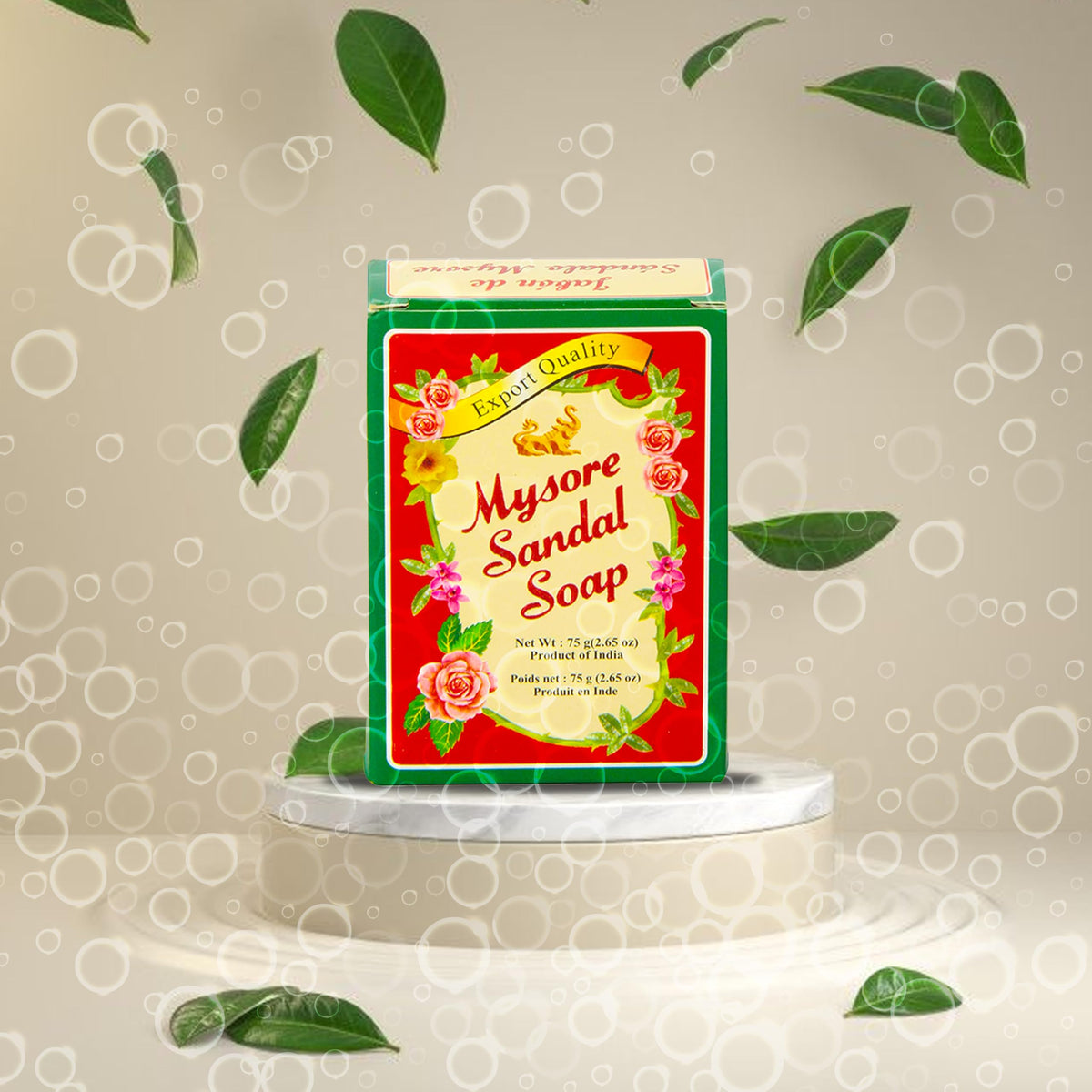 Mysore Sandal lather detail demonstrating rich foam and gentle cleanse