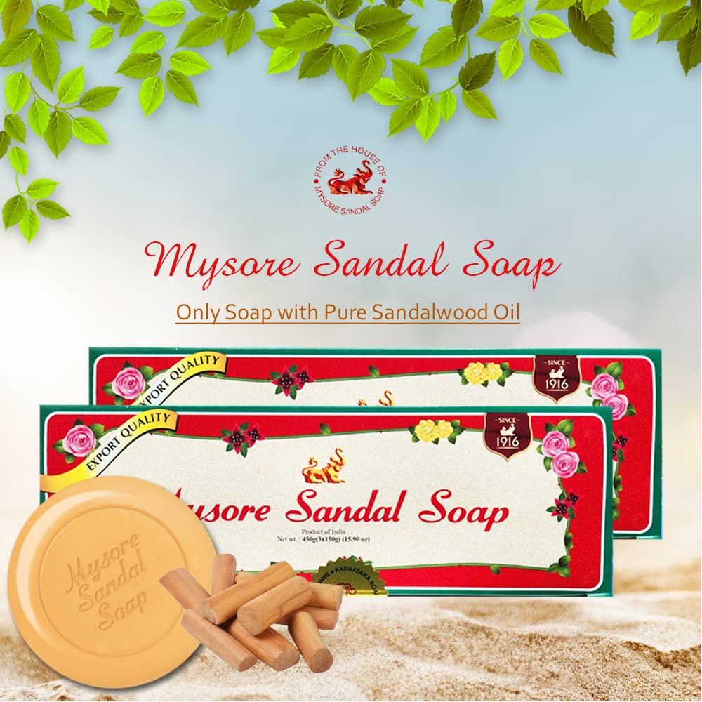Mysore Sandal single 150g bar close-up showing smooth finish