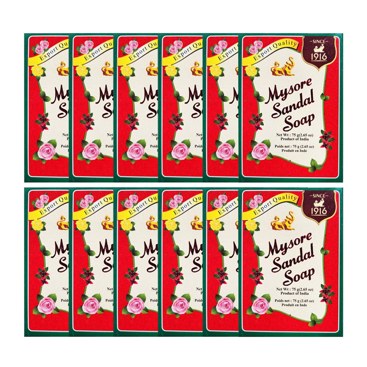 Mysore Sandal single bar close-up highlighting texture and smooth finish