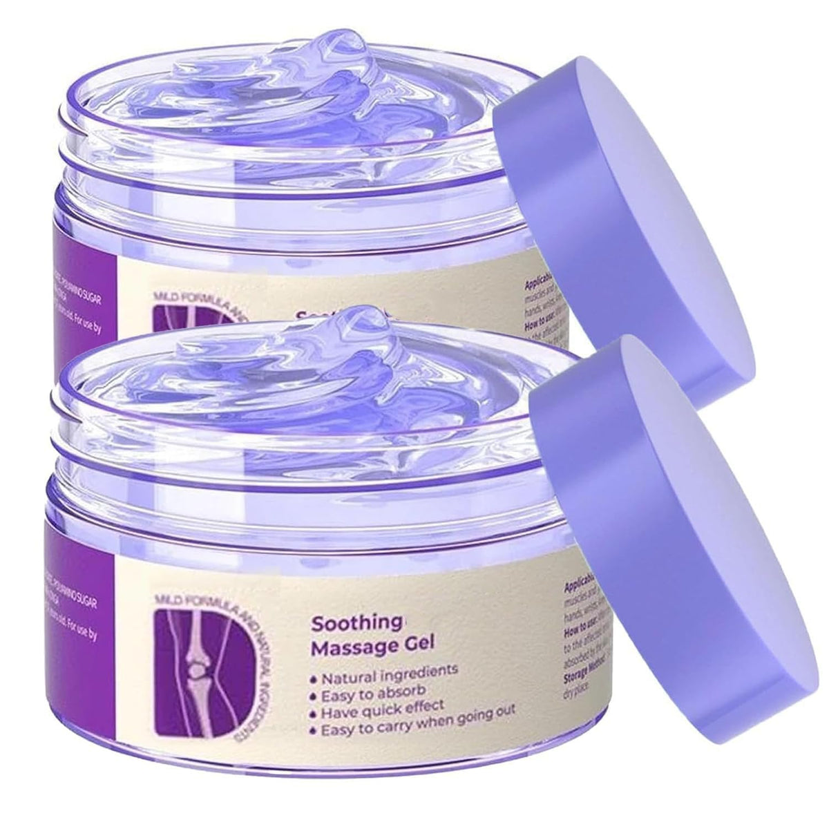 MYSQIHO front packaging showing two purple joint gel tubes and benefits