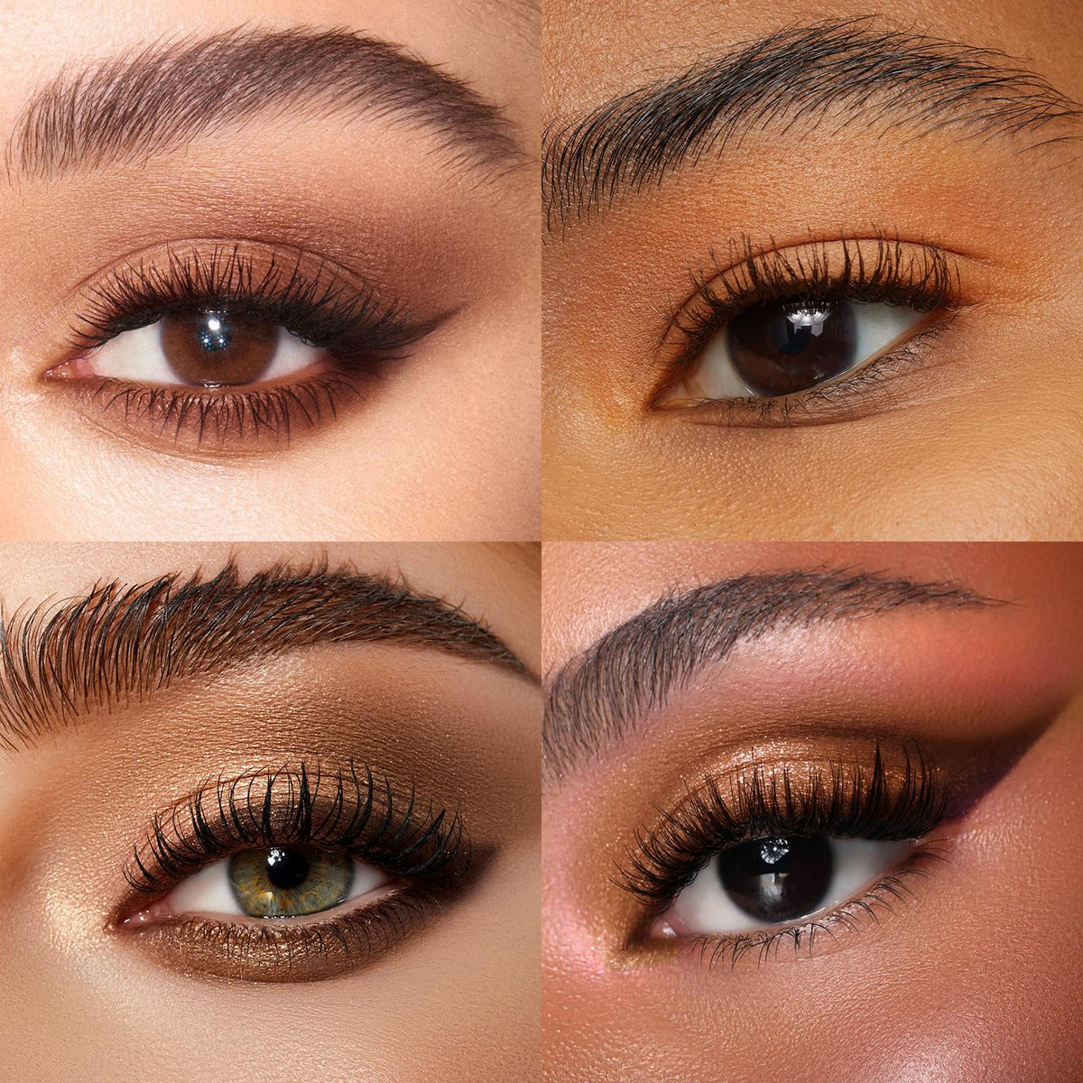 MYSTER ROSEY application on eye, demonstrates blendable, crease-resistant finish