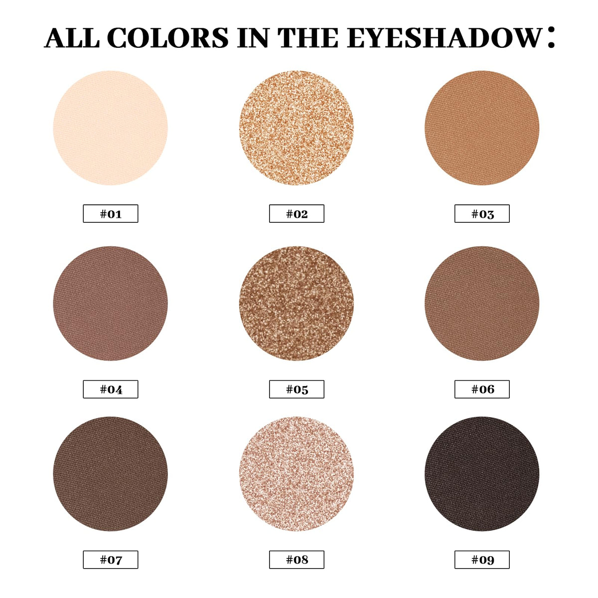 MYSTER ROSEY open palette with mirror, convenient for touch-ups and travel