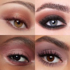 MYSTER ROSEY model wearing daytime neutral eye look for subtle definition