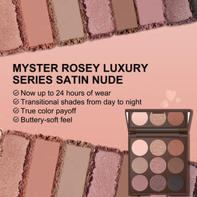 MYSTER ROSEY close-up of pan texture demonstrating smooth blendable formula