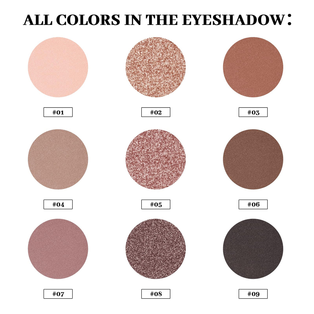 MYSTER ROSEY arm swatches showing pigment payoff and buildable shades