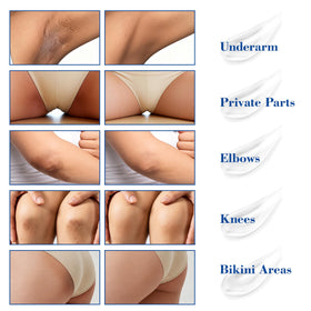 MyTend being applied to bikini line showing targeted external use benefit