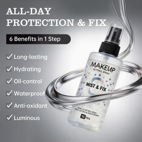 MyTend bottle held in hand to show scale, convenient travel size