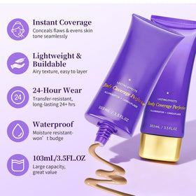 MyTend texture close-up revealing creamy blendable formula for seamless coverage