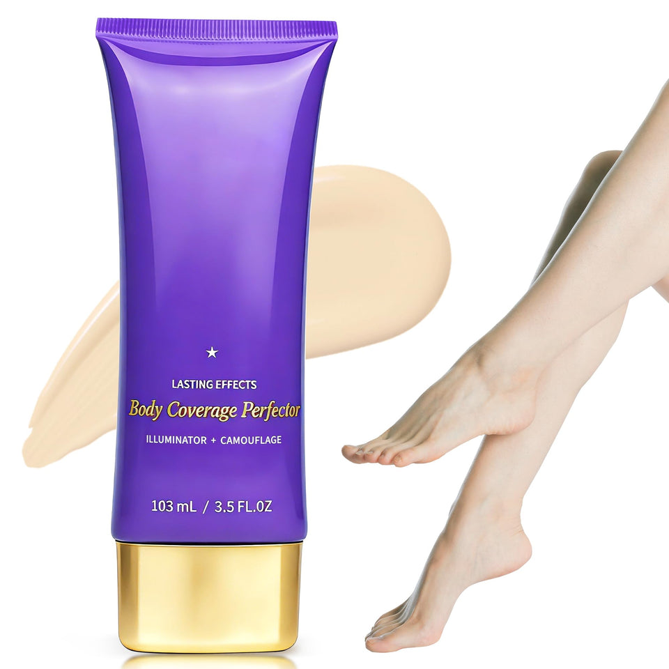 MyTend front packaging of Body Coverage Perfector showing light radiance shade and benefits